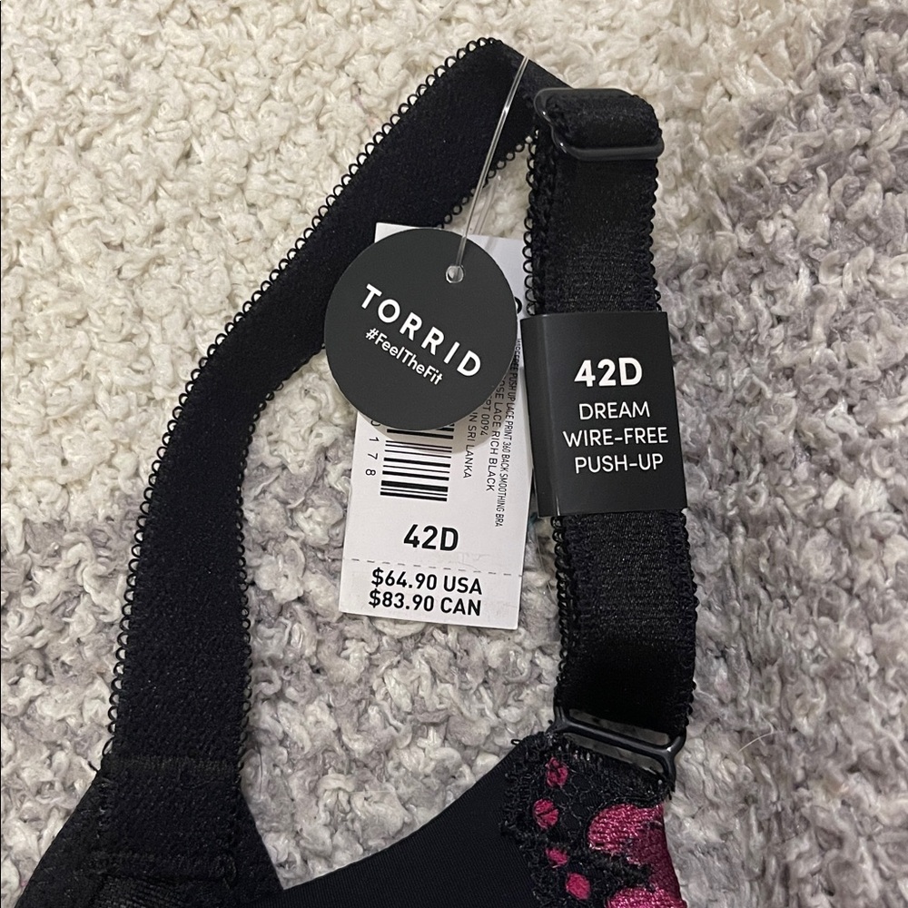 NWT- Torrid - 42D & 44C. Dream Wire-Free Push-Up - Picture 6 of 8